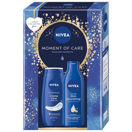 Moment Of Care zestaw żel pod prysznic 250ml + odżywcze mleczko do ciała 250ml