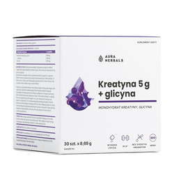 Kreatyna 5g + Glicyna suplement diety w saszetkach 30x8.69g