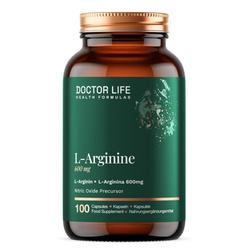 Doctor Life L-Arginine 600mg suplement diety 100 kapsułek
