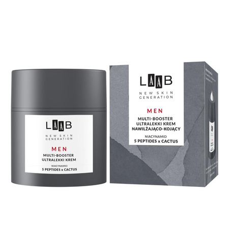 LAAB Men multi-booster ultralekki krem nawilżająco-kojący 50ml