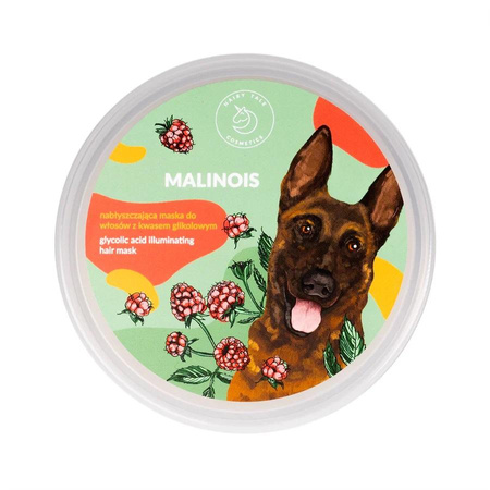 Malinois nabłyszczająca maska do włosów z kwasem glikolowym 200ml