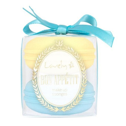 Bon Appetit Make Up Sponges gąbeczki do makijażu w kształcie makaroników 2szt