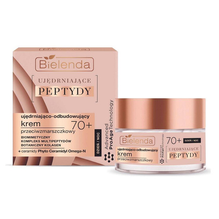 Ujędrniające Peptydy 70+ ujędrniająco-odbudowujący krem przeciwzmarszczkowy na dzień i noc 50ml