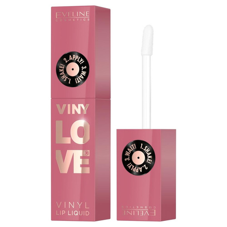 VinyLove długotrwała pomadka płynna z efektem winylowym 05 Rosy 4ml