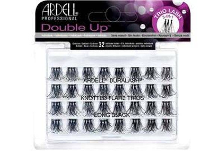 Ardell - Double Up zestaw 32 kępek rzęs Long Black