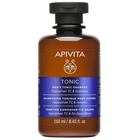 Apivita Men’s Tonic Shampoo szampon przeciw wypadaniu włosów dla mężczyzn z Hippophae TC i Rozmarynem 250ml