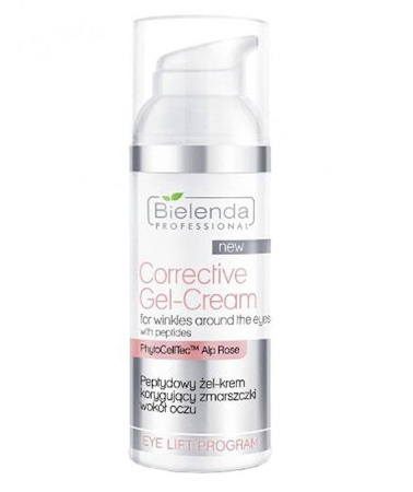 Bielenda Professional - Corrective Gel-Cream peptydowy żel-krem korygujący zmarszczki wokół oczu 50ml