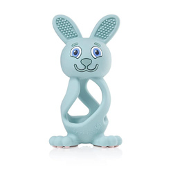 Bobbie Bunny Teether zabawka-gryzak dla niemowląt Eucalyptus Green