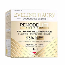 Eveline d'Aury Remodelift Therapy peptydowy mezo-reduktor głębokich zmarszczek i bruzd 50+ 50ml