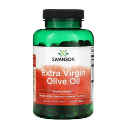 Extra Virgin Olive Oil 1000mg suplement diety wspierający zdrowie układu sercowo-naczyniowego 120 kapsułek żelowych