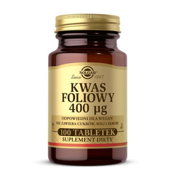 Kwas Foliowy 400mcg suplement diety 100 tabletek