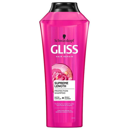 Gliss Supreme Length Shampoo szampon do włosów długich i podatnych na zniszczenia 400ml