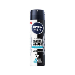 Men Black&White Invisible Fresh antyperspirant spray 150ml