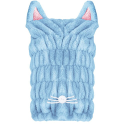 Kids Bath Hair Wrap kąpielowy turban dla dzieci Blue