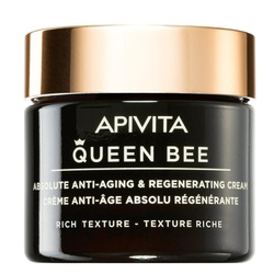 Apivita Queen Bee Absolute Anti-Aging & Regenerating Cream Rich Texture krem przeciwzmarszczkowy o bogatej konsystencji 50ml