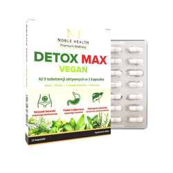 Detox Max Vegan suplement diety 21 kapsułek