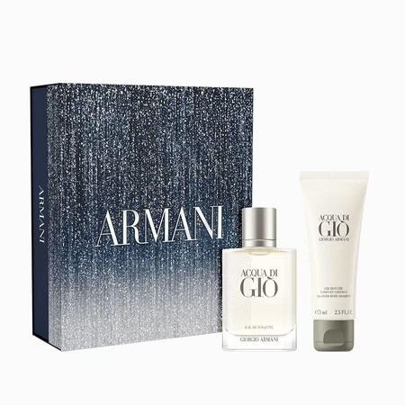 Giorgio Armani Acqua di Gio Pour Homme zestaw woda toaletowa spray 50ml + żel pod prysznic 75ml