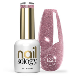 Nailsology lakier hybrydowy z brokatem 122 Princess Pink 8ml