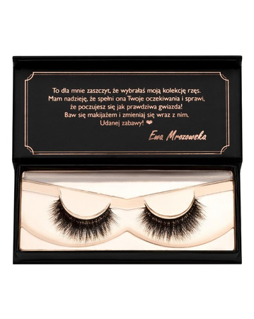 False Eyelashes sztuczne rzęsy na pasku Gold Queen 1 para