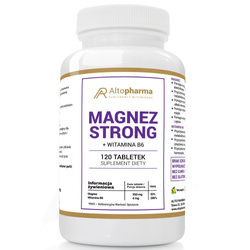 AltoPharma Magnez Strong Witamina B6 suplement diety 120 tabletek