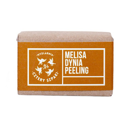 Naturalne mydło peelingujące w kostce Melisa i Dynia 110g