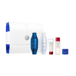 SHISEIDO Bio-Performance Skin Filler Deluxe zestaw serum do twarzy 2x30ml + pianka oczyszczająca do twarzy 15ml + lotion do twarzy 30ml + krem do twarzy 5ml