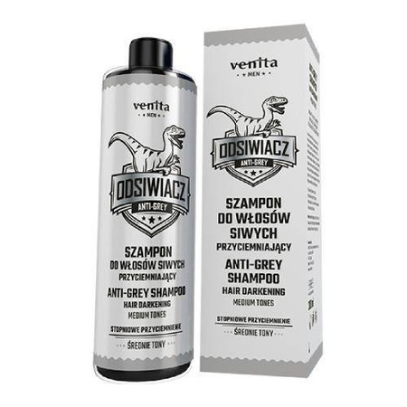 Men szampon do włosów siwych przyciemniający  Średnie Tony 200ml