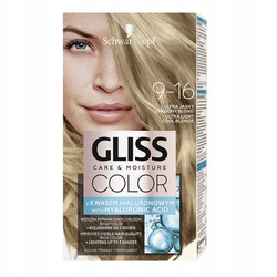 Gliss Color krem koloryzujący do włosów 9-16 Ultra Jasny Chłodny Blond
