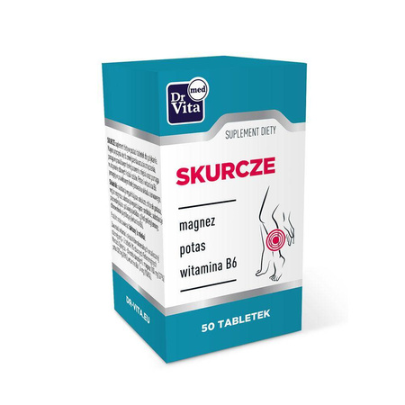 Skurcze Magnez + Potas + Witamina B6 suplement diety 50 tabletek
