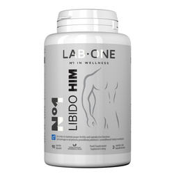 LAB ONE N°1 Libido Him suplement diety wspierający męską płodność 90 kapsułek