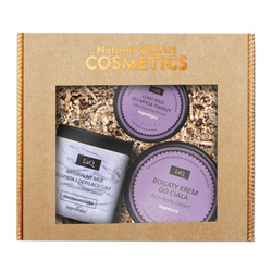 LaQ Niezapominajka zestaw kosmetyków do mycia i depilacji 3 elementy