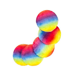Moon Pads Rainbow płatki wielorazowe 5szt.