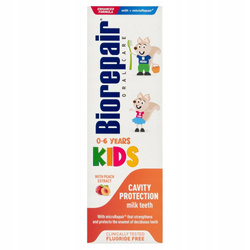 Kids pasta do zębów dla dzieci 0-6 lat Brzoskwinia 50ml