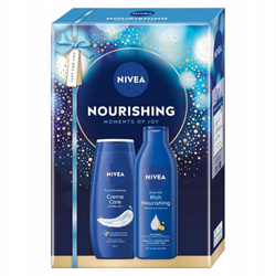 Nourishing zestaw pielęgnujący żel pod prysznic 250ml + odżywcze mleczko do ciała 250ml