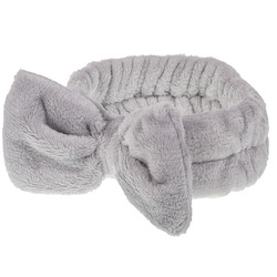 Opaska kosmetyczna do włosów Szary