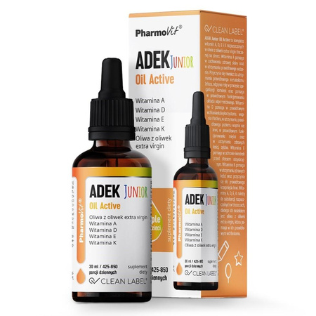 ADEK Junior Oil Active suplement diety w kroplach 30ml