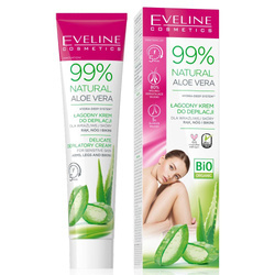 99% Natural Aloe Vera krem do depilacji rąk nóg i bikini 125ml
