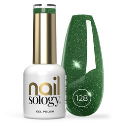 Nailsology lakier hybrydowy z brokatem 128 Green Twilight 8ml