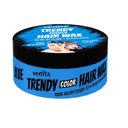 Trendy Color Hair Wax koloryzujący wosk do stylizacji włosów Blue 75g