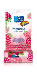 Fun pomadka ochronna o smaku malinowym dla dzieci 6.5g