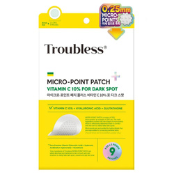 Troubless Micro-Point Patch Plus Vitamin C 10% For Dark Spot plastry z witaminą C na przebawienia 9szt.