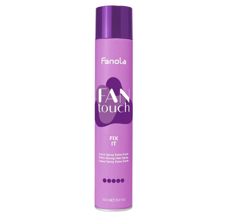 FanTouch Fix It bardzo mocny lakier do włosów 500ml