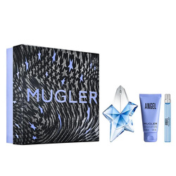 Angel zestaw woda perfumowana spray 50ml + balsam do ciała 50ml + woda perfumowana spray 10ml