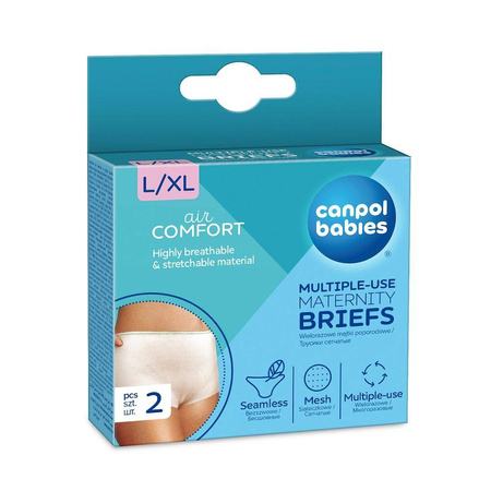 Wielorazowe majtki poporodowe L/XL 2szt
