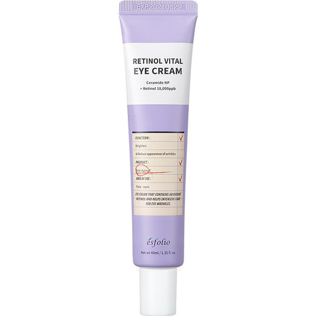 Retinol Vital Eye Cream rewitalizujący krem pod oczy z retinolem 40ml