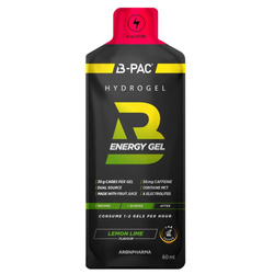 B-PAC Energy Gel + Caffeine żel energetyczny z kofeiną Lemon Lime 60ml