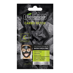 Carbo Detox oczyszczająca maska węglowa dla cery mieszanej i tłustej 8g