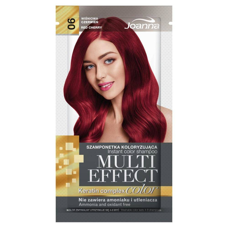 Multi Effect szamponetka koloryzująca 06 Wiśniowa Czerwień 35g