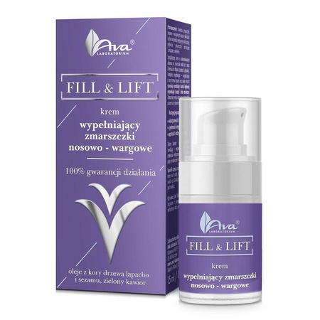Fill & Lift krem wypełniający zmarszczki nosowo-wargowe 15ml