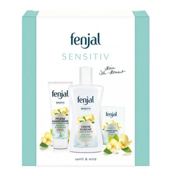 Sensitive zestaw krem do rąk 75ml + żel pod prysznic 200ml + mydło w kostce 100g